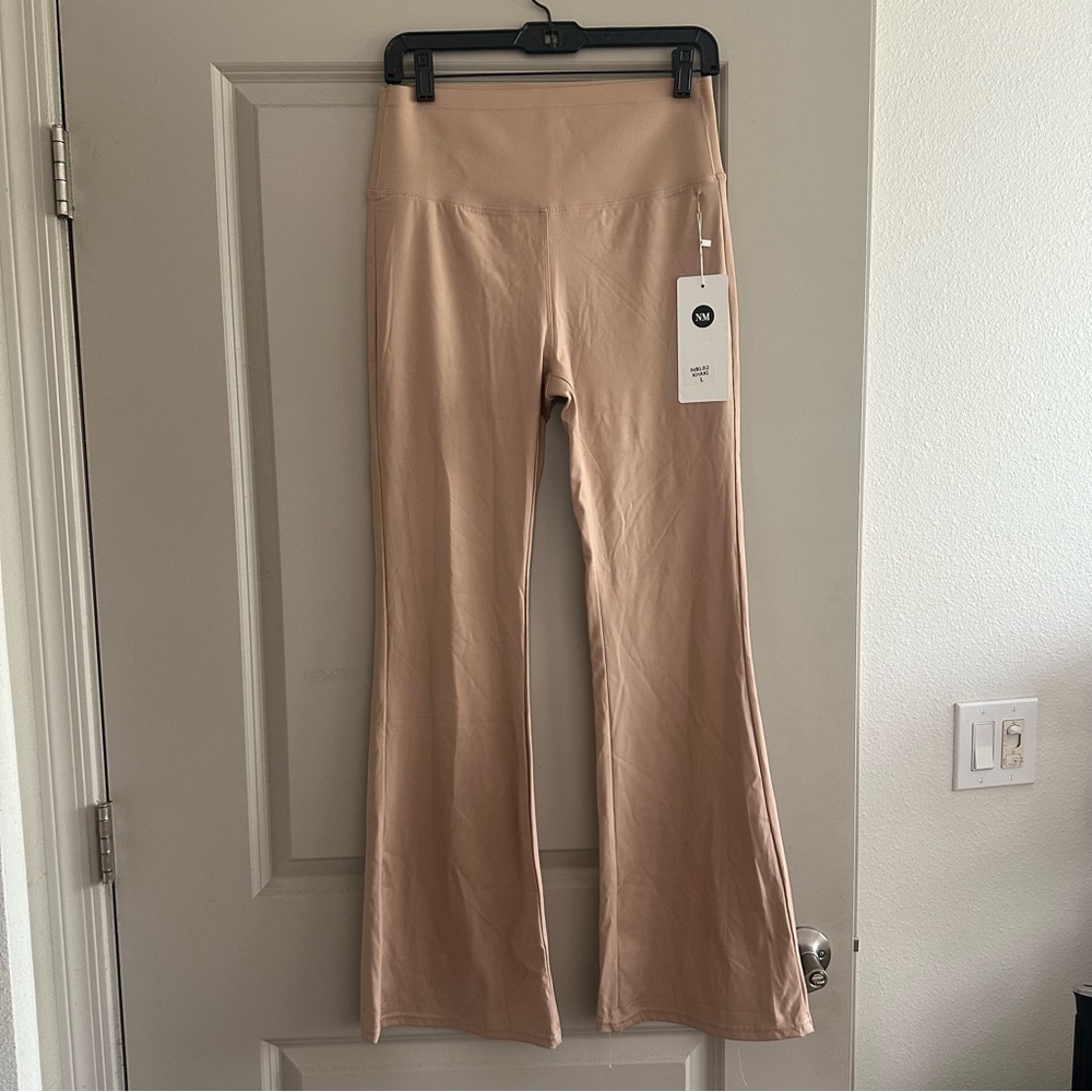 New Mix Khaki Flared Pants